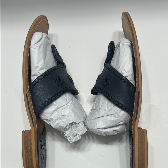 Jack Rogers Navy Leather Women's Sandals size 8 - Picture 6 of 10